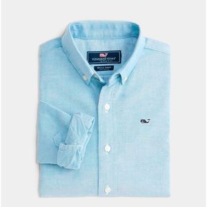 Vineyard Vines Boys’ Blue Whale Shirt
